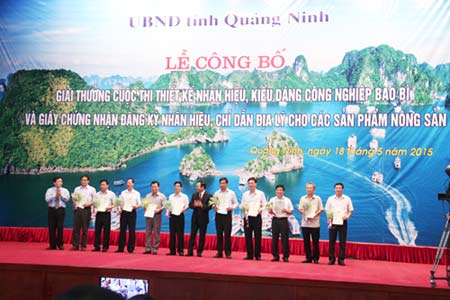 Quang Ninh certificat d’indication géographique pour des produits agricoles et aquacoles provinciaux